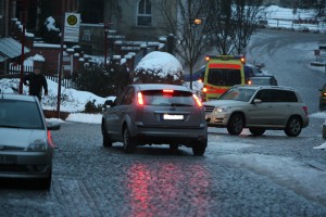 Fahrt durch Einbahnstraße